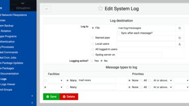 system logs